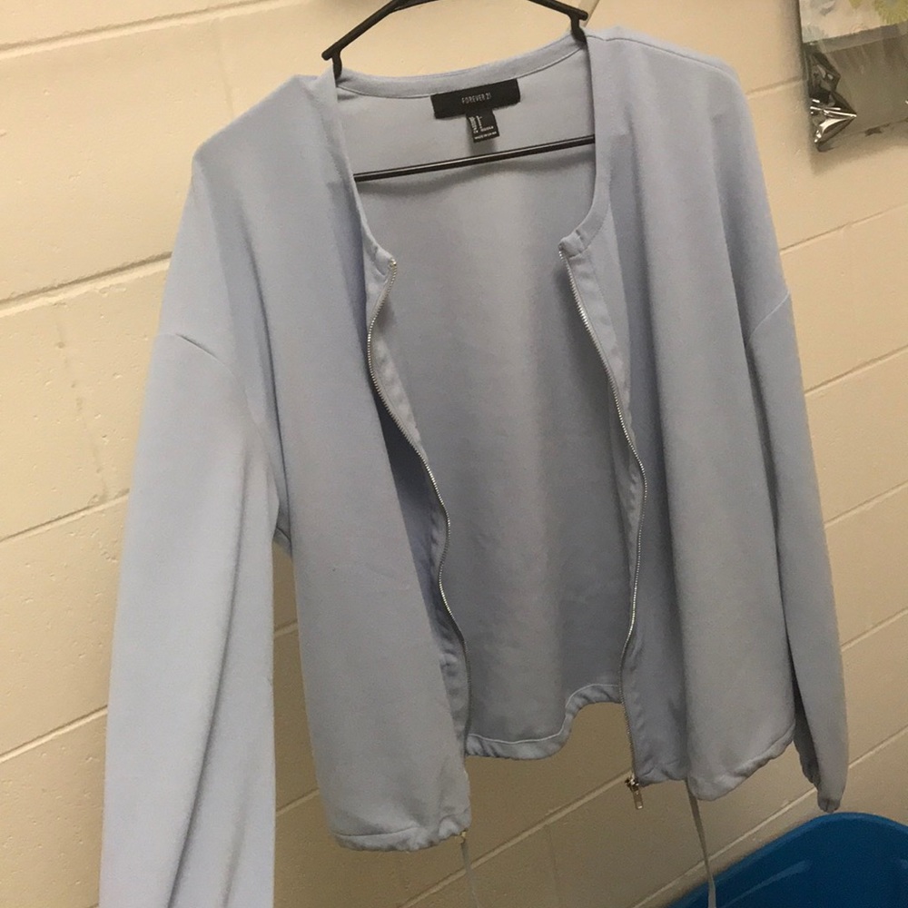 Baby Blue Bomber Jacket